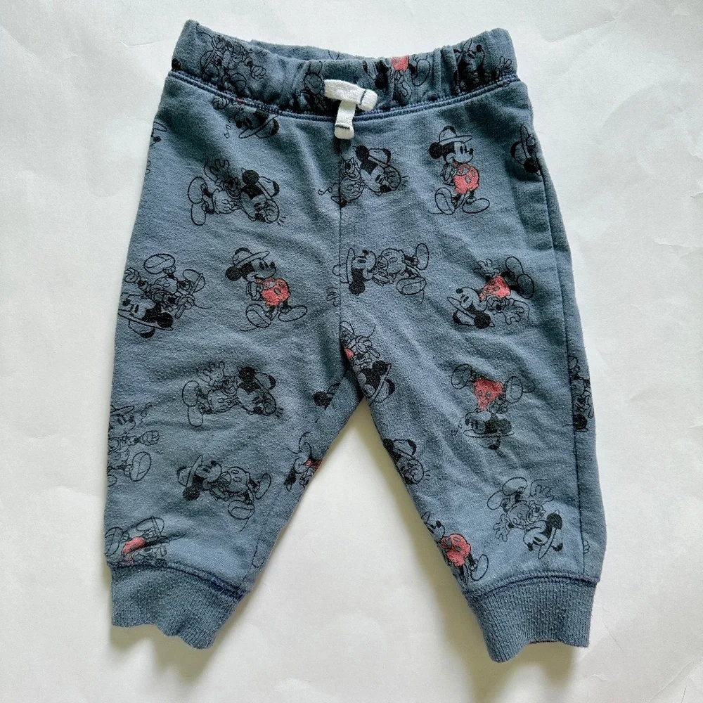 Mickey Mouse Boy's Joggers Sweatpants Blue